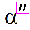 make prime symbol in word for mac